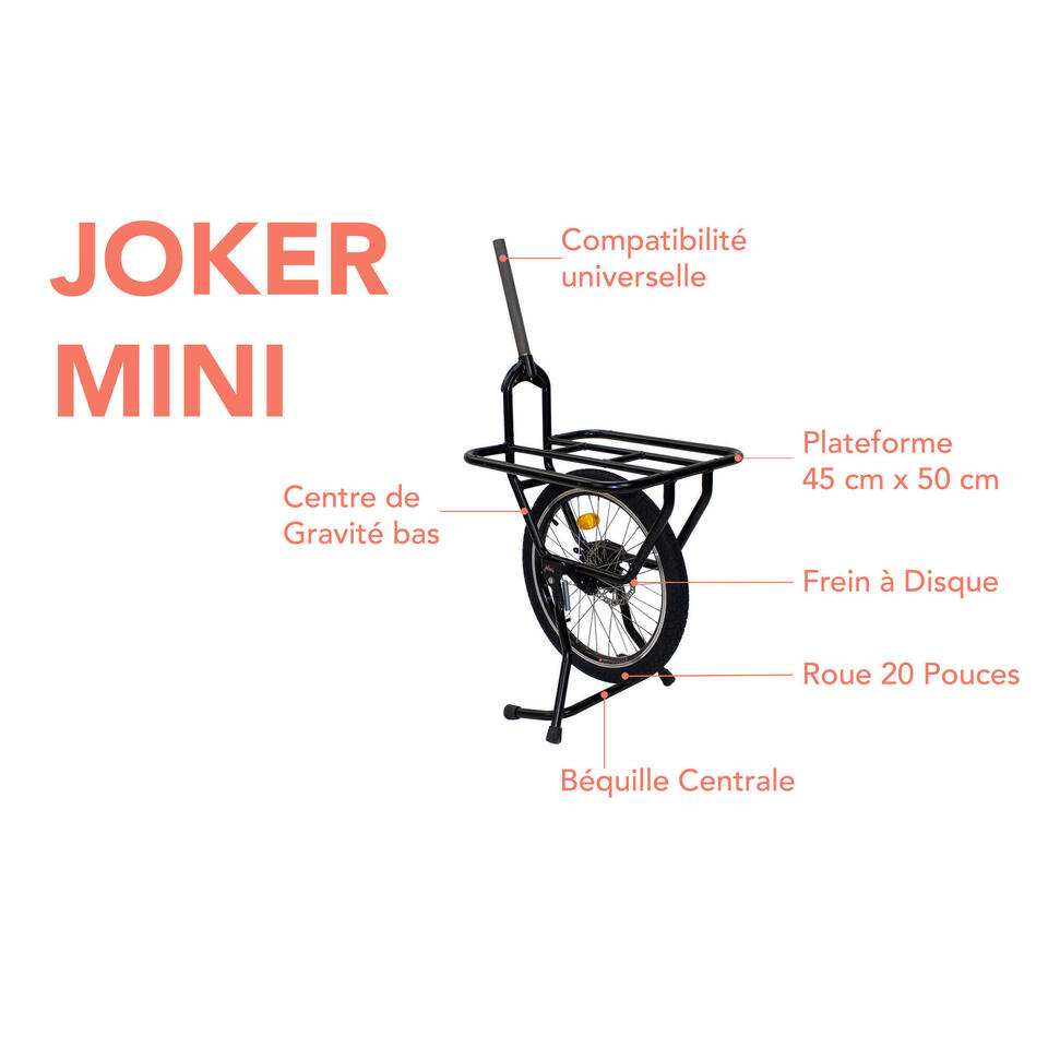 KIT DE CONVERSION VÉLO DE VILLE EN VÉLO CARGO - FOURCHE CARGO JOKER MINI – Image 4