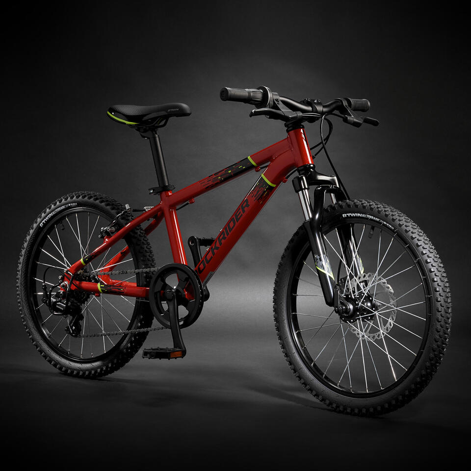 RECONDITIONNÉ - VTT ENFANT ROCKRIDER ST 900 20 POUCES 6-9 ANS ROUGE - TRÈS BON – Image 2