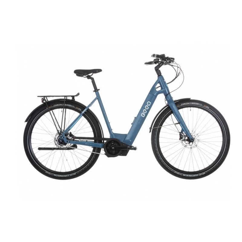 VÉLO DE VILLE ÉLECTRIQUE BEEQ E800 CADRE BAS BLEU