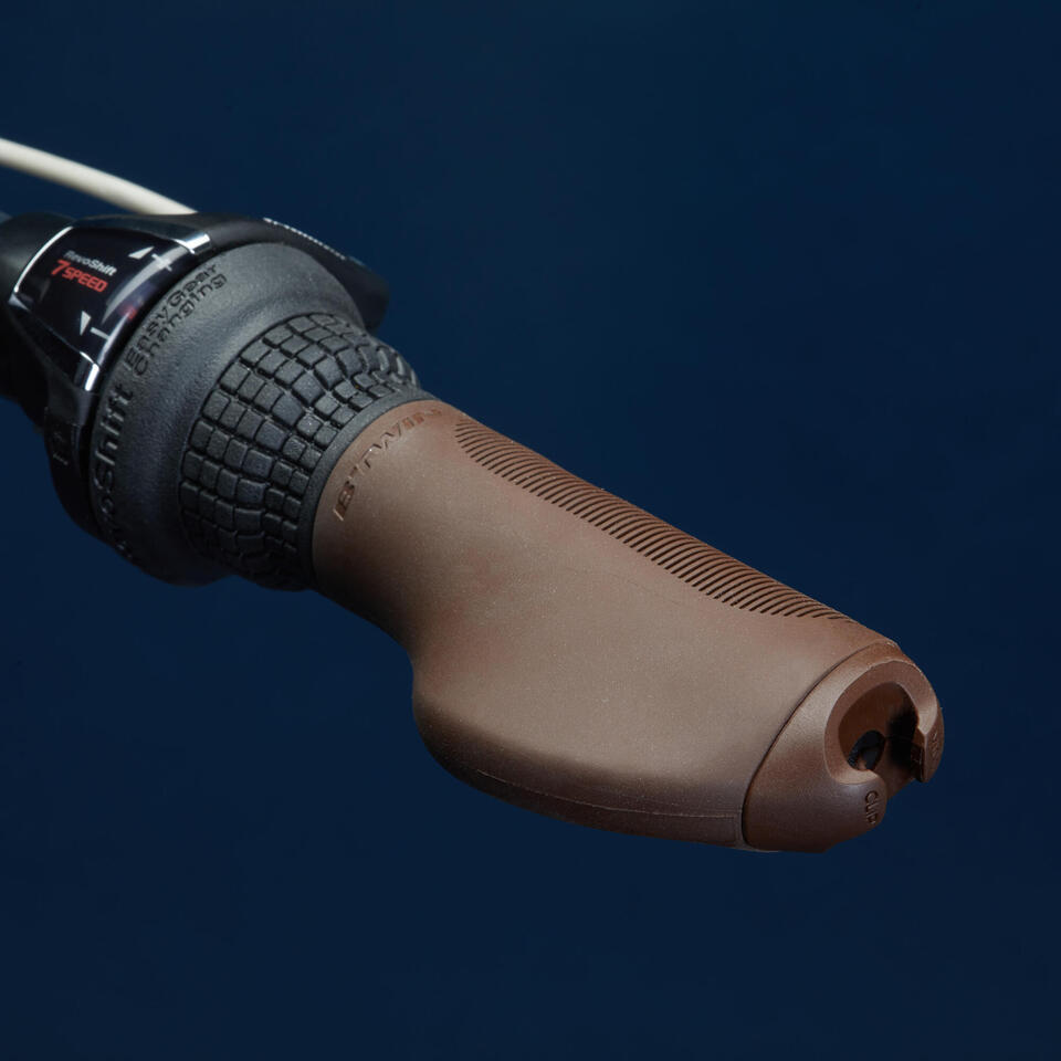 VELO DE VILLE ELECTRIQUE ELOPS 900 CADRE HAUT BLEU MARINE – Image 4