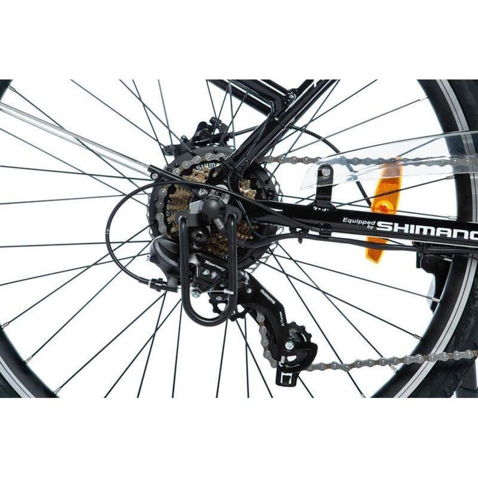 VÉLO DE VILLE ELECTRIQUE SEMI RIGIDE 26.2 - 26" – Image 3