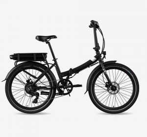 VÉLO DE VILLE PLIANT À ASSISTANCE ÉLECTRIQUE 24" - LEGEND SIENA 13AH NOIR