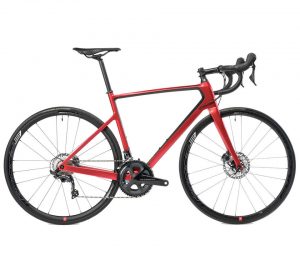 VELO ROUTE EDR CF ULTEGRA DISC ROUGE