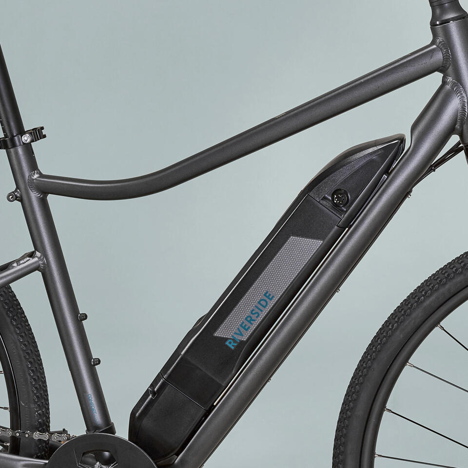 VÉLO TOUT CHEMIN ELECTRIQUE RIVERSIDE 500 E GRIS – Image 12