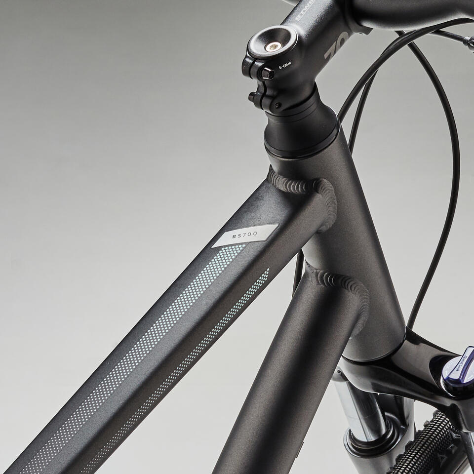 VELO TOUT CHEMIN RIVERSIDE 700 GRIS & VERT D'EAU – Image 6