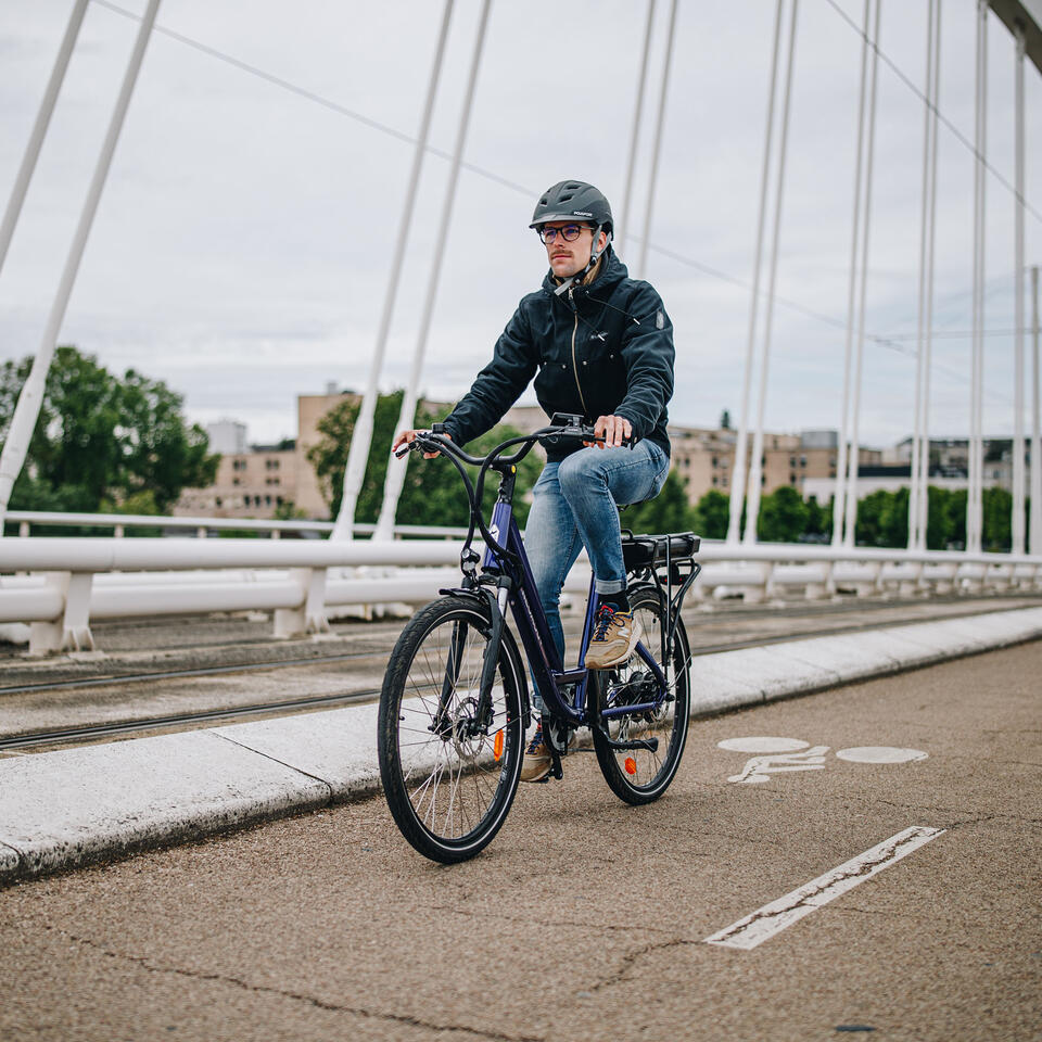VÉLO VILLE ÉLECTRIQUE - NEOMOUV CARLINA HYDRAULIQUE - DARK BLUE – Image 6