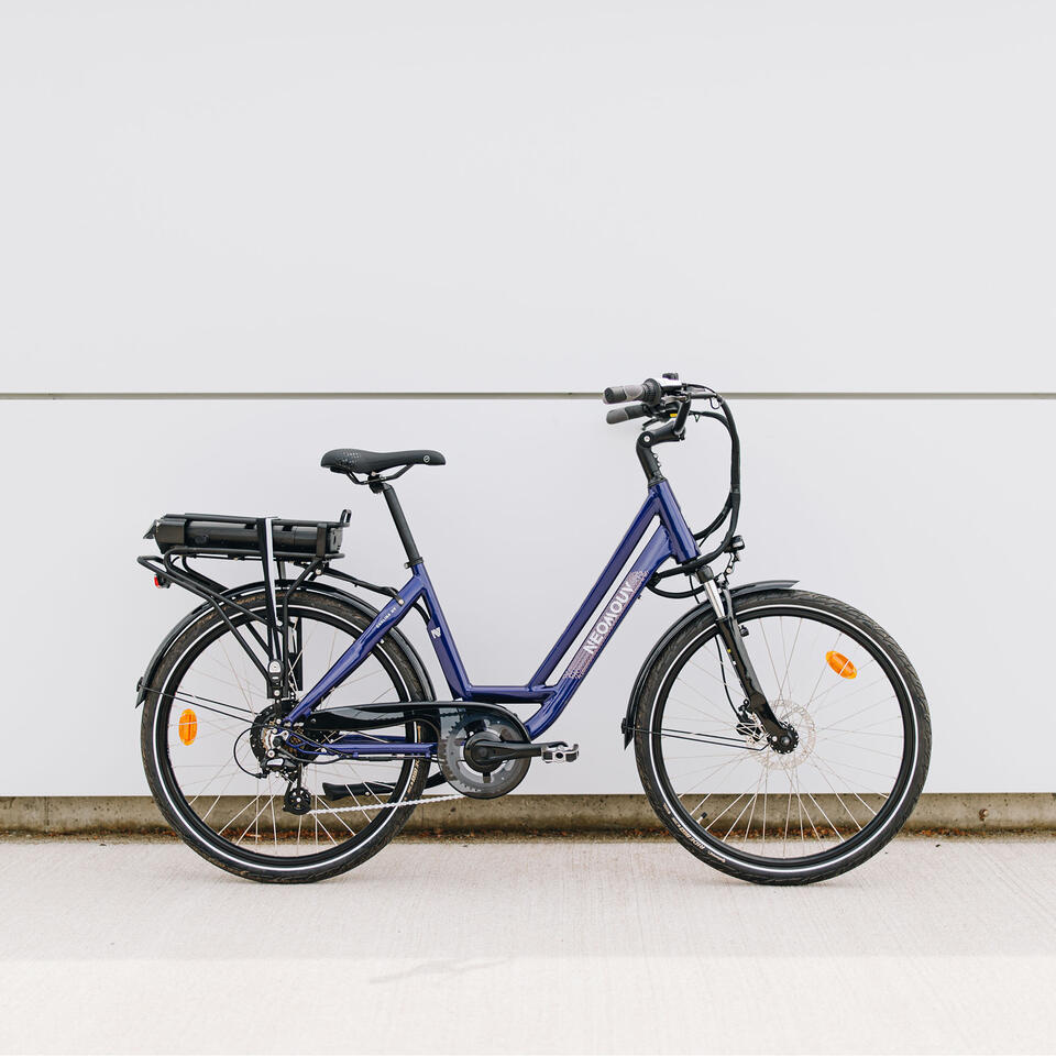 VÉLO VILLE ÉLECTRIQUE - NEOMOUV CARLINA HYDRAULIQUE - DARK BLUE – Image 7