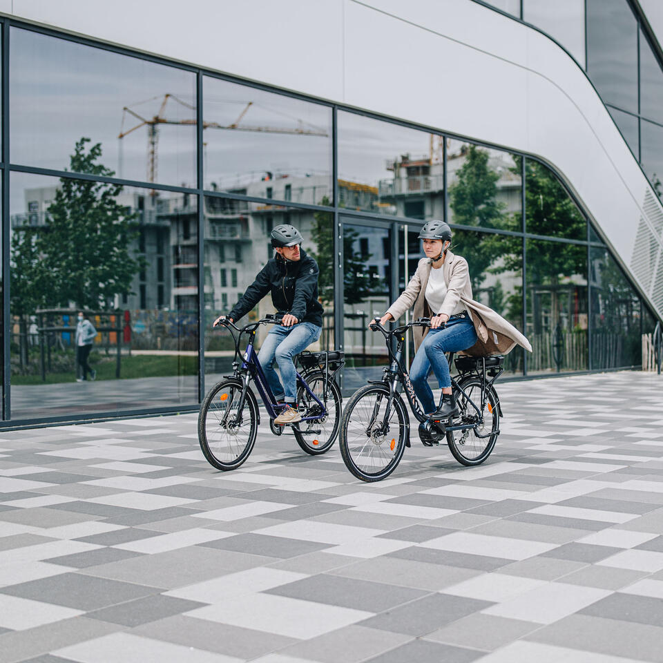 VÉLO VILLE ÉLECTRIQUE - NEOMOUV CARLINA HYDRAULIQUE - DARK BLUE – Image 9
