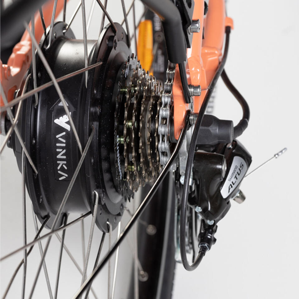 VÉLO VILLE ÉLECTRIQUE - NEOMOUV SINAPIA - ABRICOT – Image 3