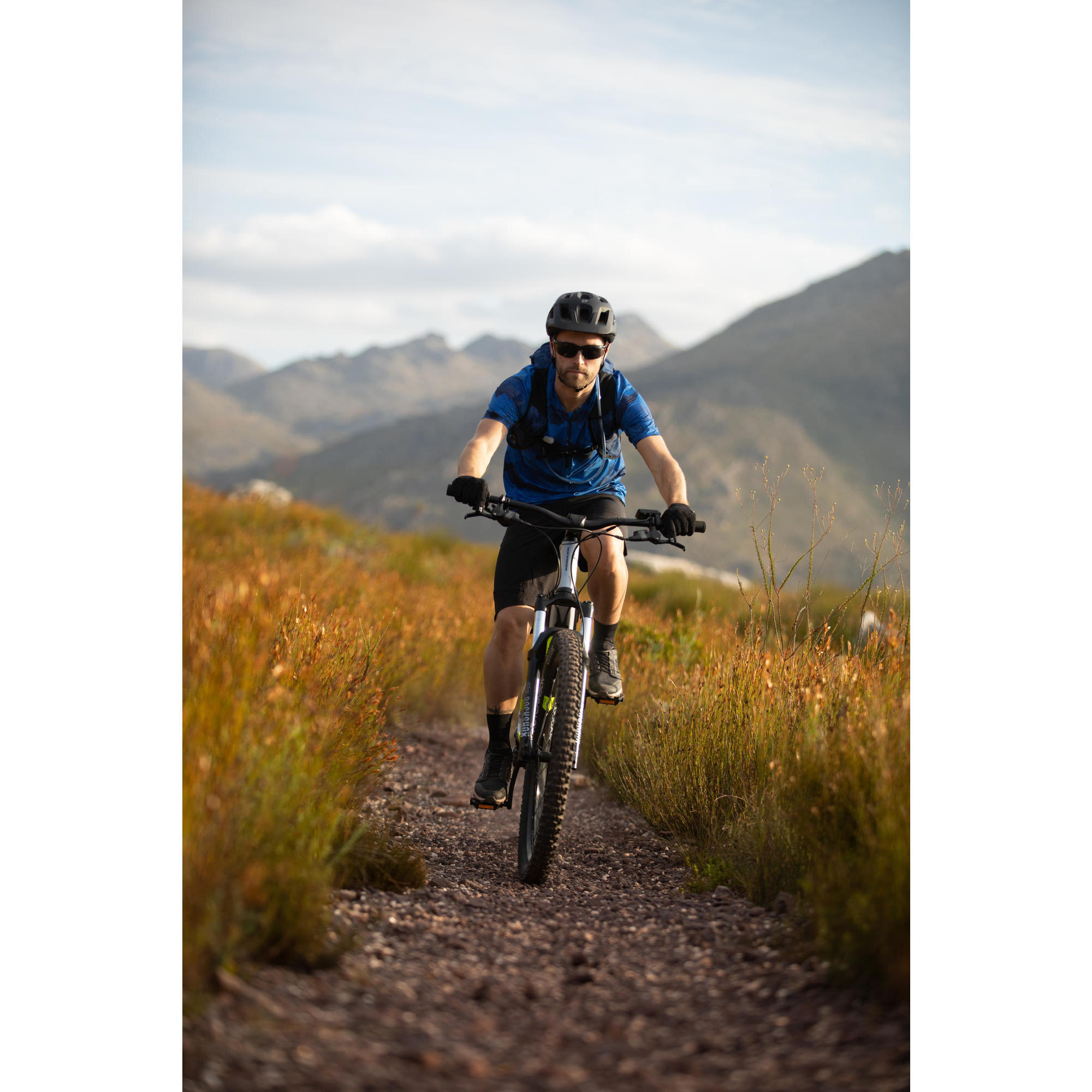 VÉLO VTT ÉLECTRIQUE E-ST 520 GRIS JAUNE 27,5" – Image 14