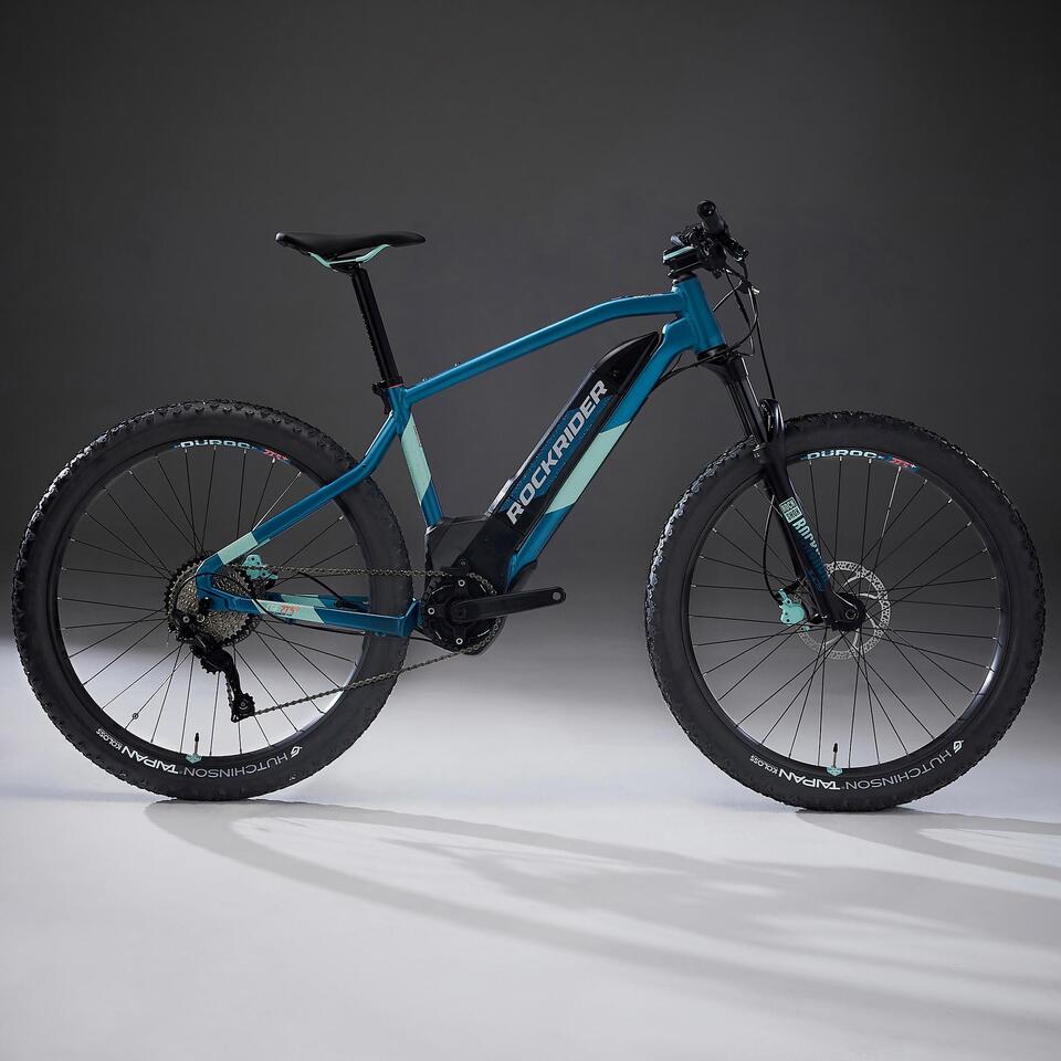 VÉLO VTT ÉLECTRIQUE E-ST 900 FEMME TURQUOISE 27'5" PLUS – Image 2