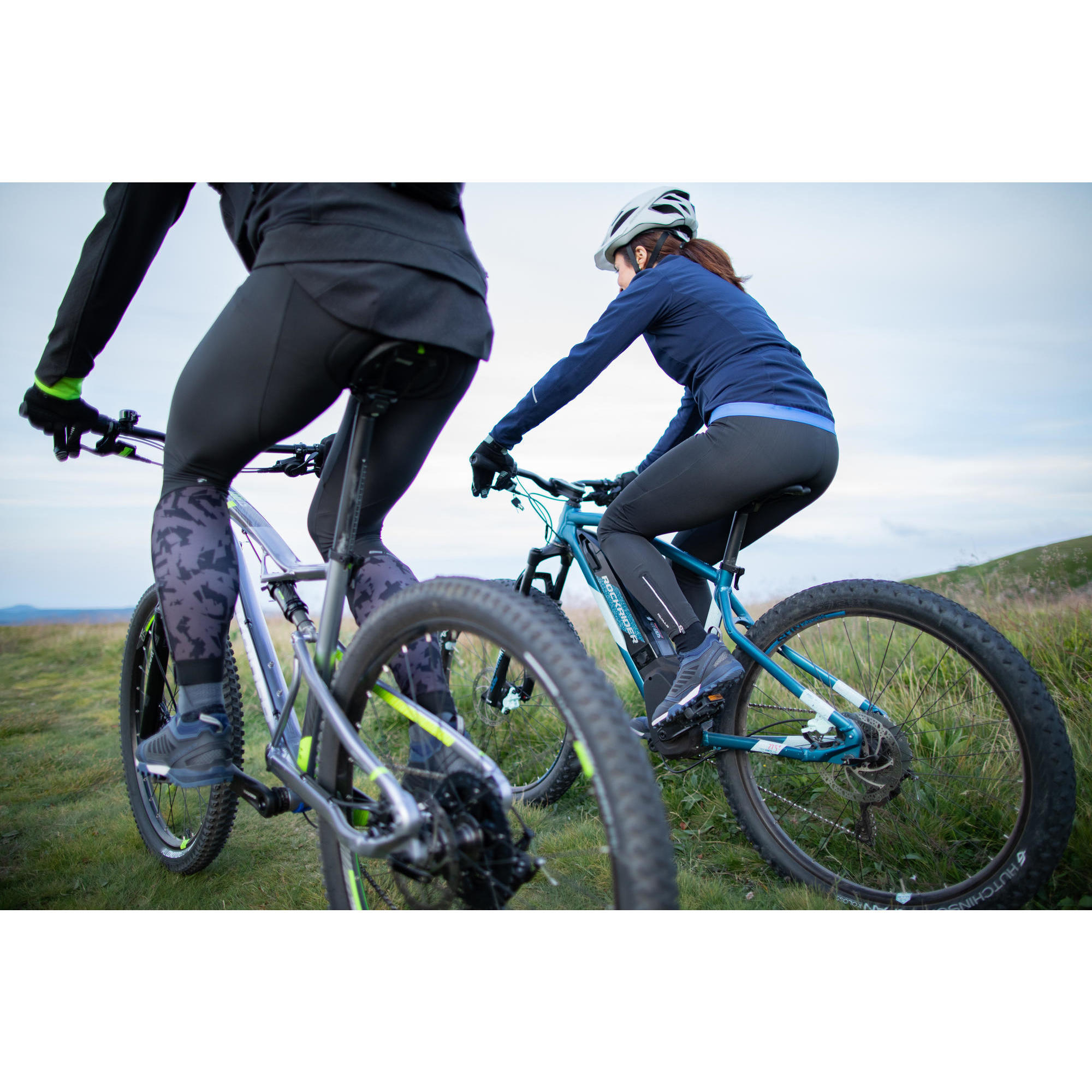 VÉLO VTT ÉLECTRIQUE E-ST 900 FEMME TURQUOISE 27'5" PLUS – Image 14