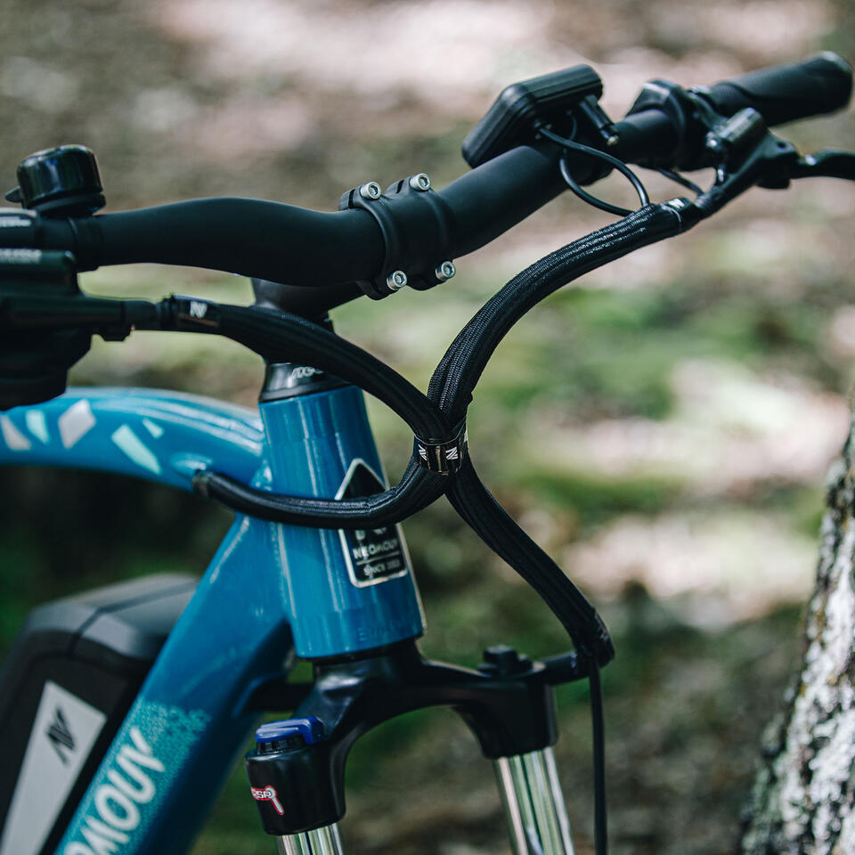 VÉLO VTT ÉLECTRIQUE - NEOMOUV ENARA - GRIS 27,5" – Image 7