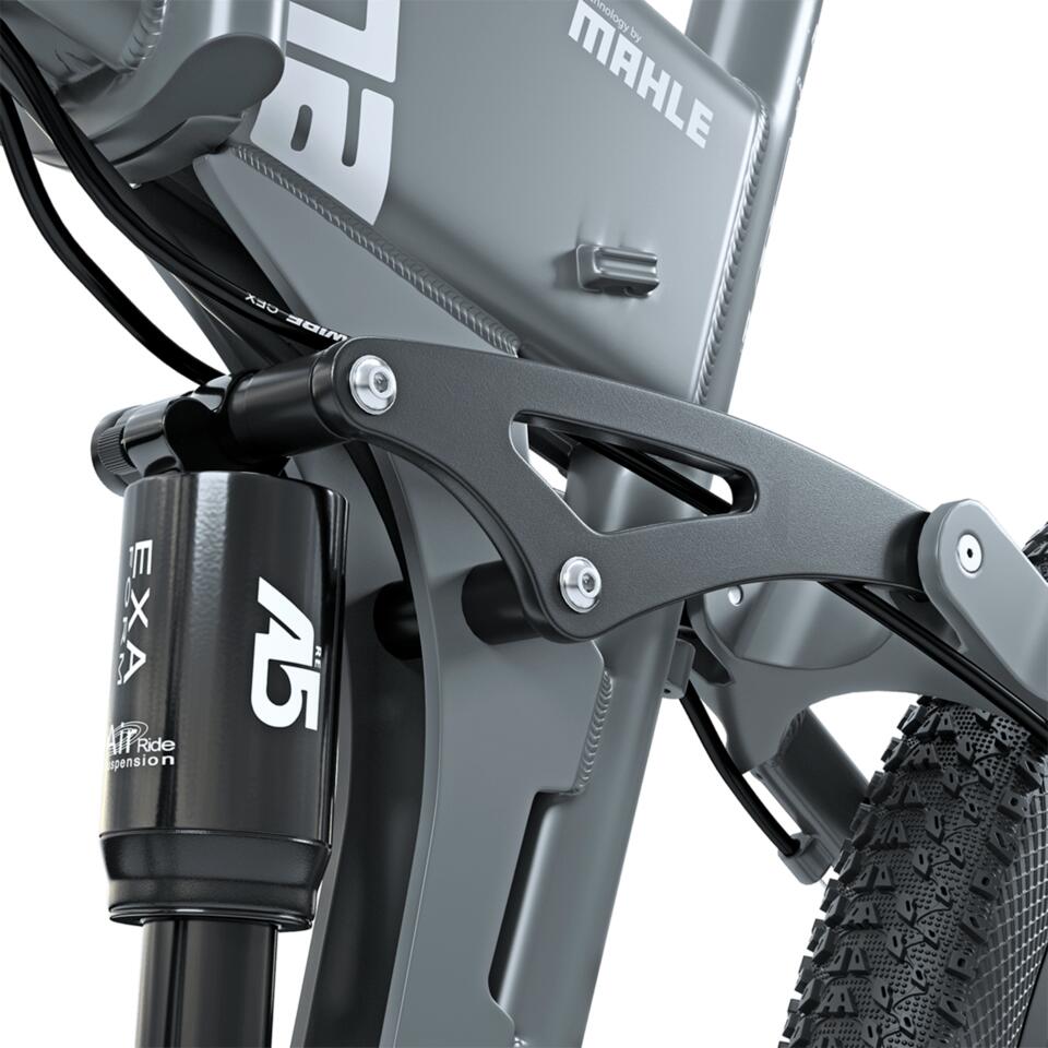 VÉLO VTT ÉLECTRIQUE PLIANT 27,5" SMARTBIKE - LEGEND ETNA 14AH NOIR – Image 3