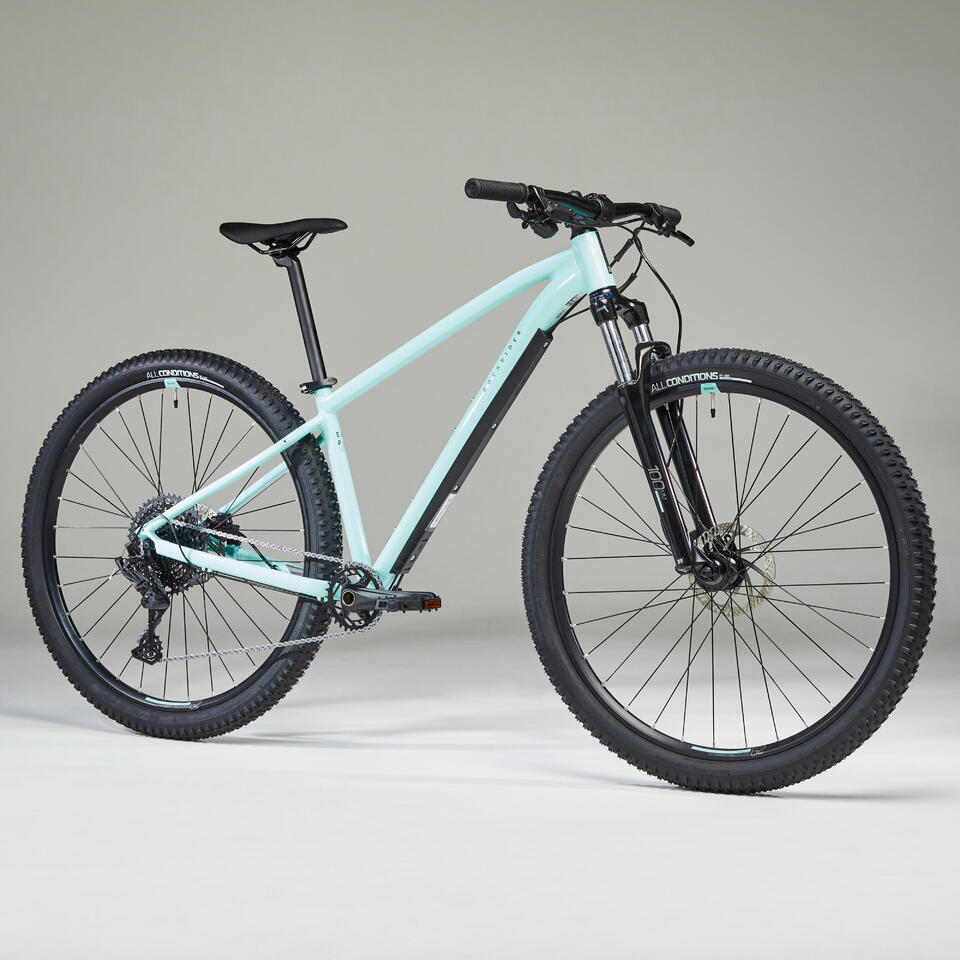 VÉLO VTT RANDONNÉE EXPLORE 520 FEMME VERT 29 – Image 2
