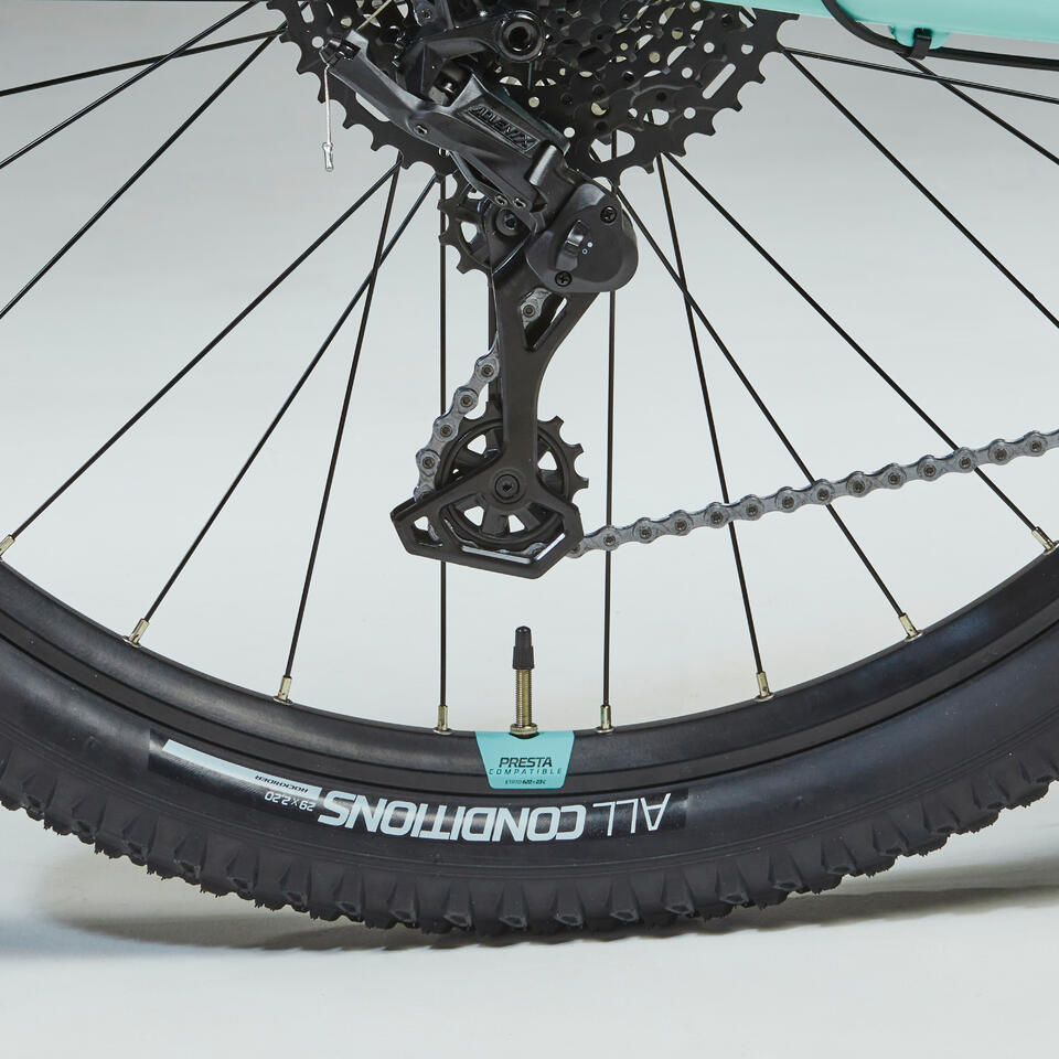 VÉLO VTT RANDONNÉE EXPLORE 520 FEMME VERT 29 – Image 8