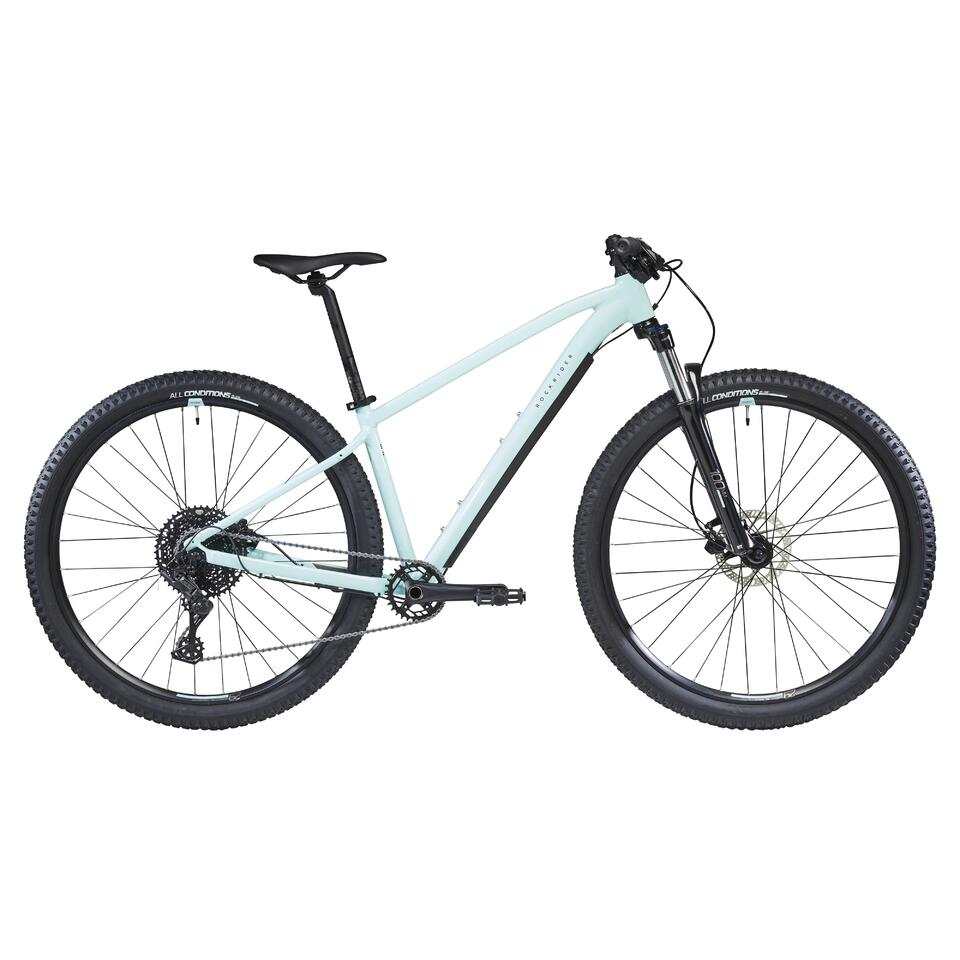 VÉLO VTT RANDONNÉE EXPLORE 520 FEMME VERT 29