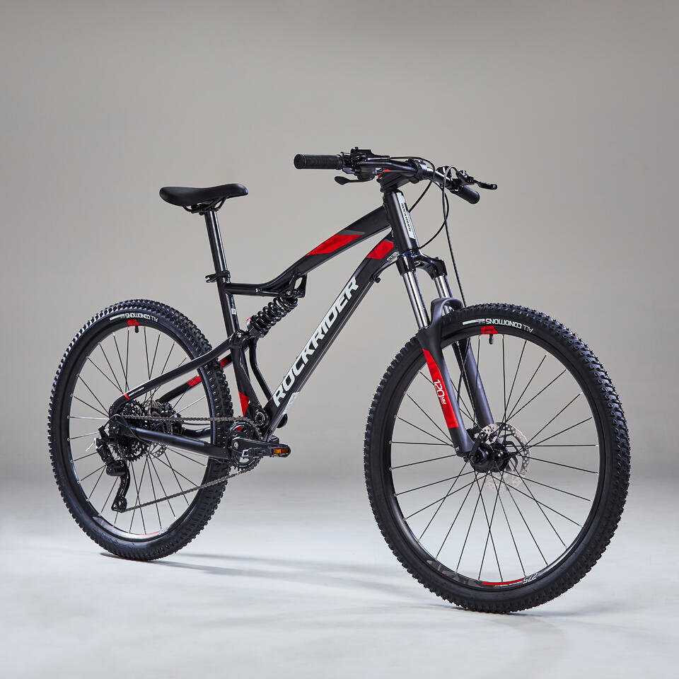 VÉLO VTT ST 530 S NOIR ROUGE 27,5" – Image 2
