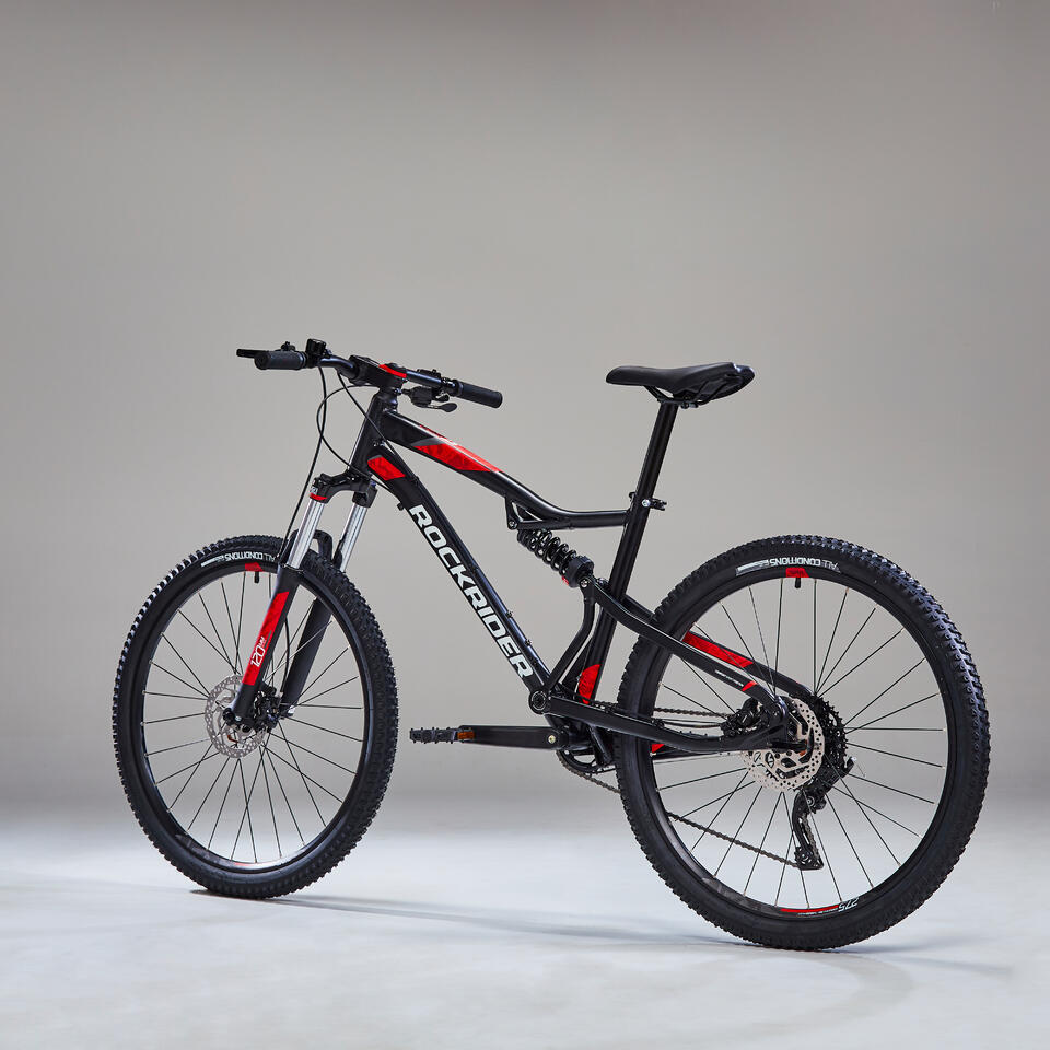 VÉLO VTT ST 530 S NOIR ROUGE 27,5" – Image 3