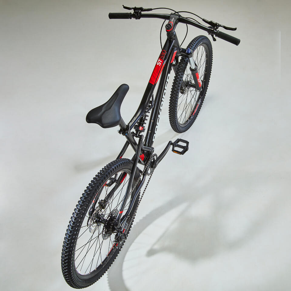 VÉLO VTT ST 530 S NOIR ROUGE 27,5" – Image 6