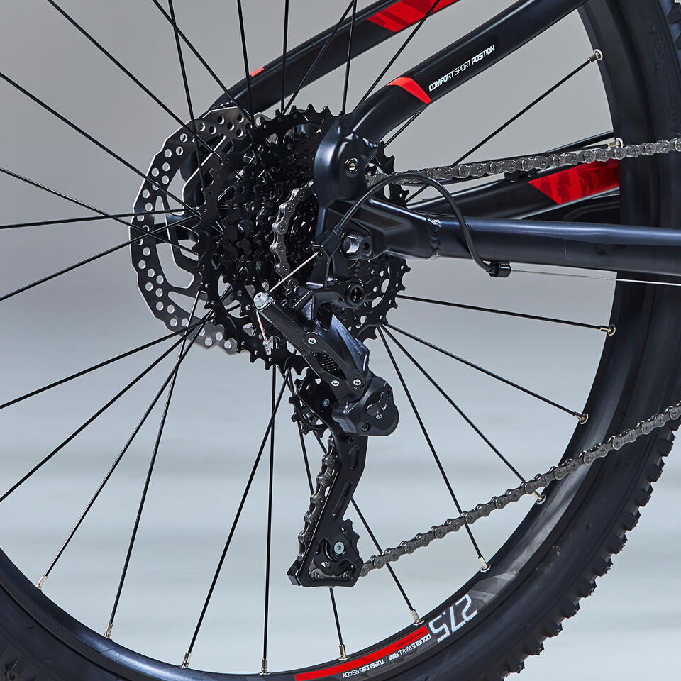 VÉLO VTT ST 530 S NOIR ROUGE 27,5" – Image 9