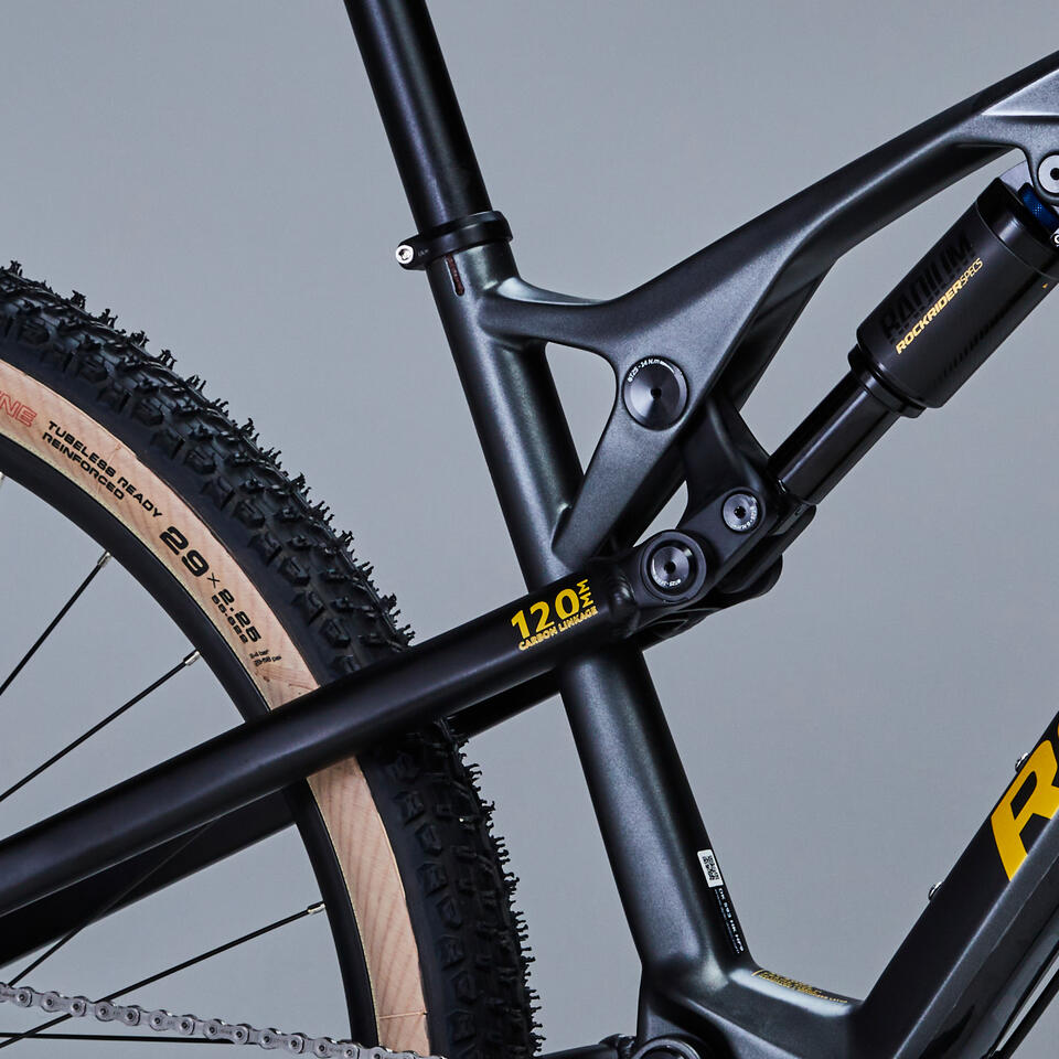 VÉLO VTT TOUT SUSPENDU ROCKRIDER XC 500 S 29'' CARBONE – Image 5