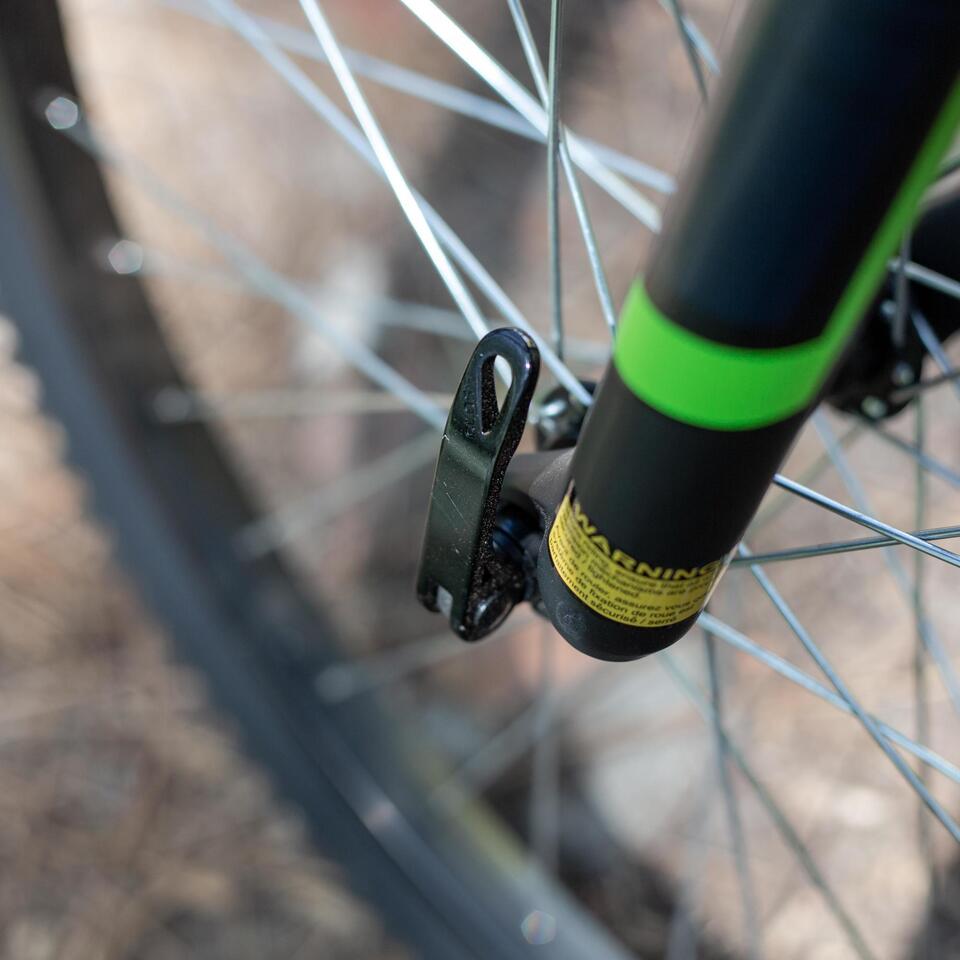 VTT ENFANT ROCKRIDER ST 500 24 POUCES 9-12 ANS JAUNE FLUO – Image 8