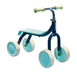 PORTEUR EVOLUTIF DRAISIENNE 2EN1 - BLEU/ CREME