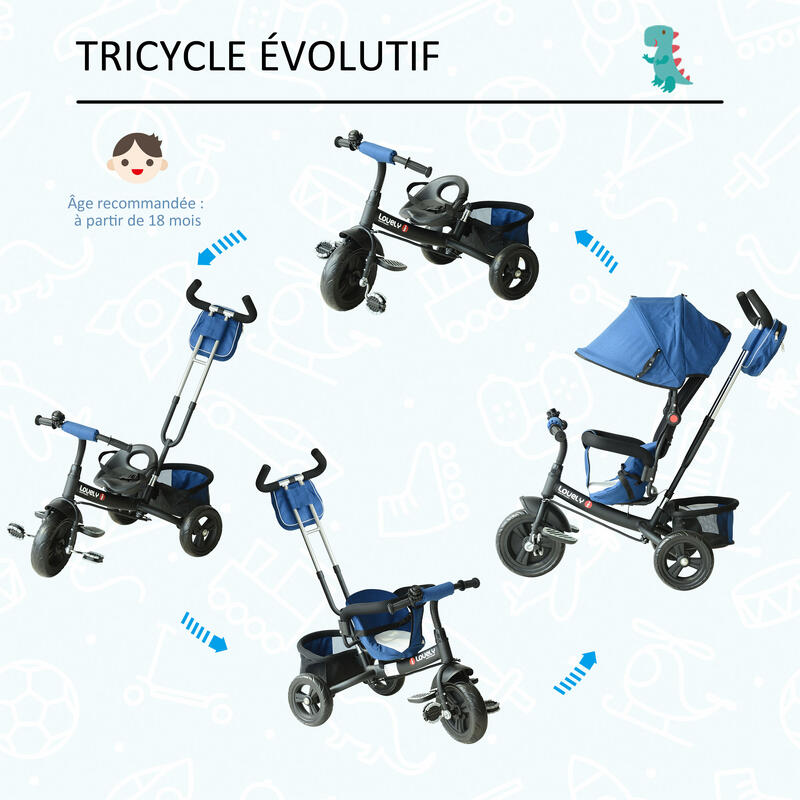 TRICYCLE ÉVOLUTIF POUR ENFANTS – Image 4