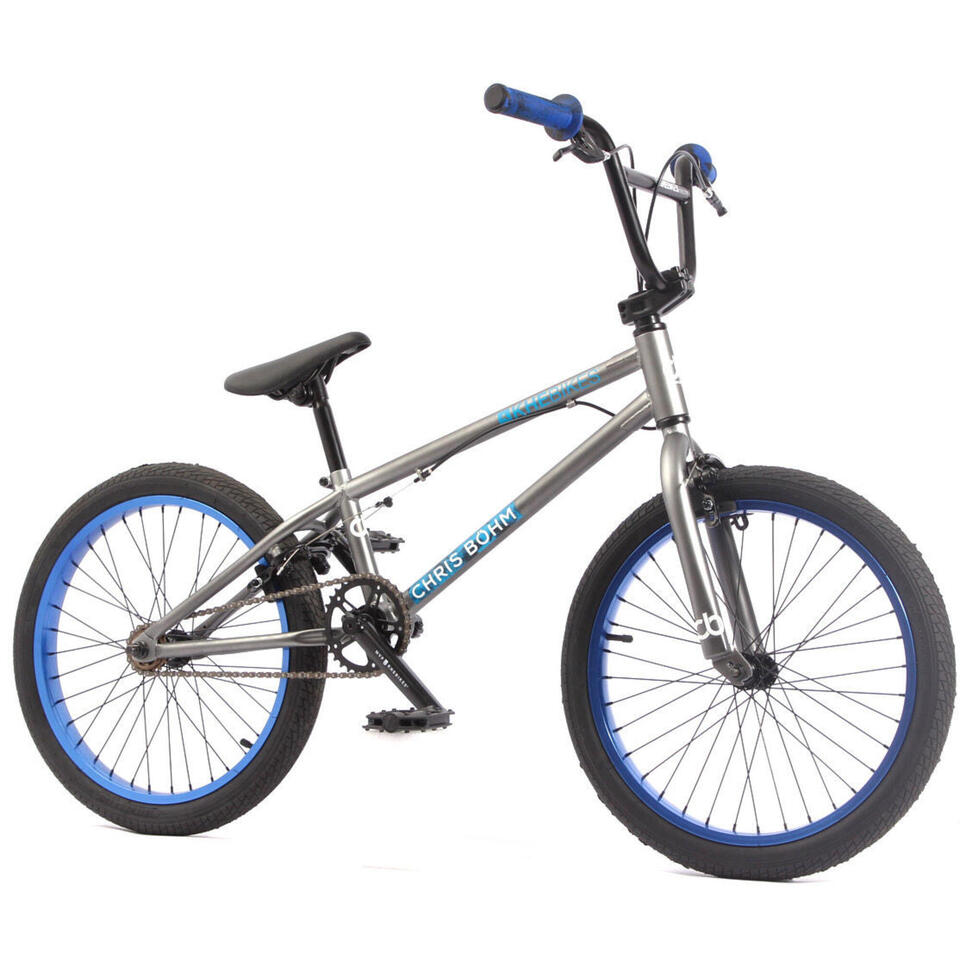 VÉLO BMX CHRIS BÖHM ENFANT ARGENT 11,3KG 19" KHEBIKES – Image 2