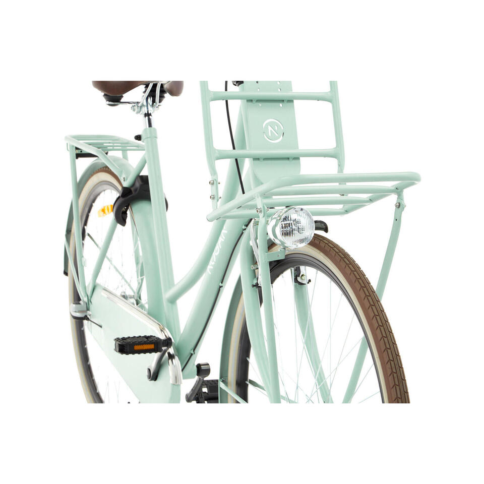 VÉLO DE TRANSPORT NOGAN VINTAGE N3 - FEMME - 50 CM - VERT CLAIR – Image 2