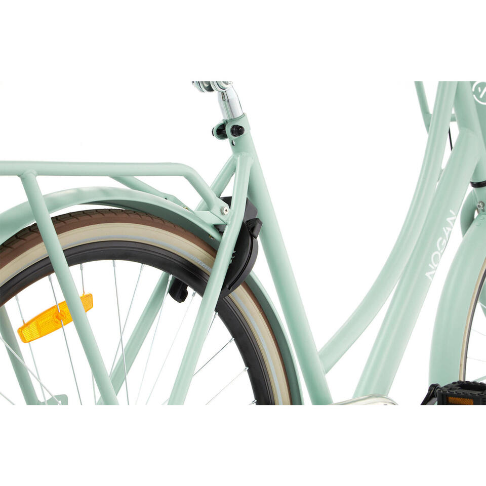VÉLO DE TRANSPORT NOGAN VINTAGE N3 - FEMME - 50 CM - VERT CLAIR – Image 4