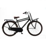 VÉLO DE TRANSPORT NOGAN VINTAGE N3 - HOMME - 57 CM - NOIR MAT