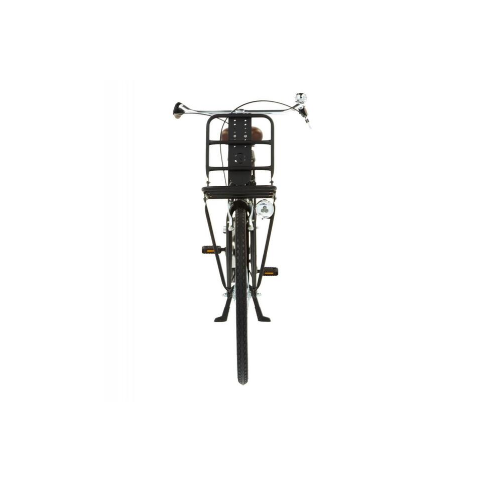 VÉLO DE TRANSPORT NOGAN VINTAGE N3 - HOMME - 57 CM - NOIR MAT – Image 5