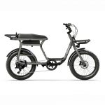 VÉLO DE VILLE ÉLECTRIQUE BIPLACE ET MODULABLE 624WH