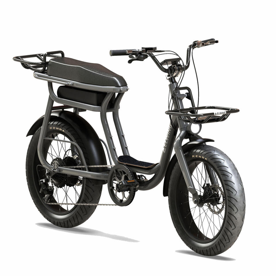 VÉLO DE VILLE ÉLECTRIQUE BIPLACE ET MODULABLE 624WH – Image 2
