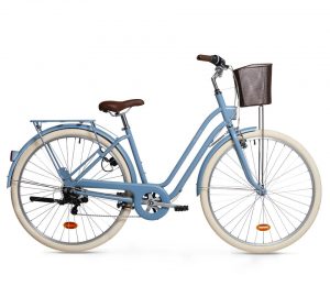 VELO DE VILLE ELOPS 520 CADRE BAS BLEU JEANS