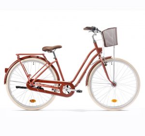 VELO DE VILLE ELOPS 540 CADRE BAS ROUGE BRIQUE