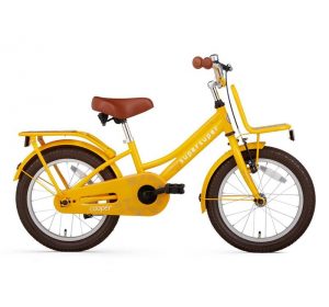 VÉLO ENFANT SUPERSUPER COOPER BAMBOO - 16 POUCES - JAUNE