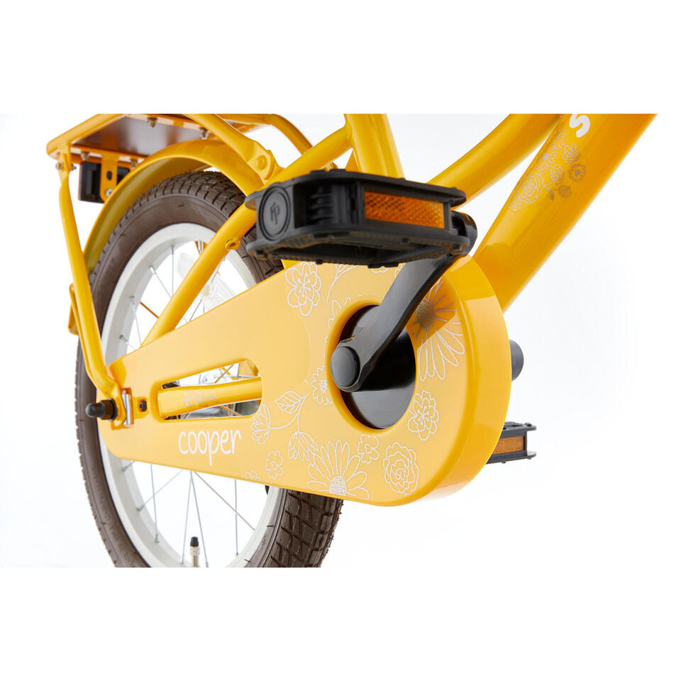 VÉLO ENFANT SUPERSUPER COOPER BAMBOO - 16 POUCES - JAUNE – Image 8