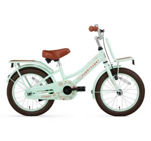 VÉLO ENFANT SUPERSUPER COOPER BAMBOO - 16 POUCES - VERT PISTACHE