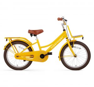 VÉLO ENFANT SUPERSUPER COOPER BAMBOO - 18 POUCES - JAUNE