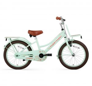 VÉLO ENFANT SUPERSUPER COOPER BAMBOO - 18 POUCES - VERT PISTACHE