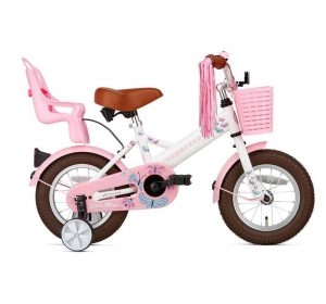 VÉLO ENFANT SUPERSUPER LITTLE MISS - 12 POUCES - BLANC