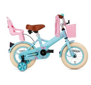 VÉLO ENFANT SUPERSUPER LITTLE MISS - 12 POUCES - TURQUOISE