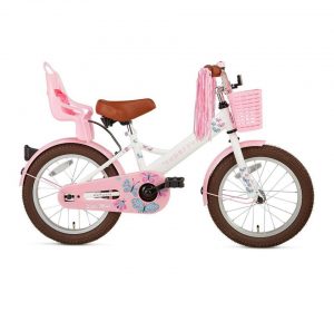 VÉLO ENFANT SUPERSUPER LITTLE MISS - 16 POUCES - BLANC