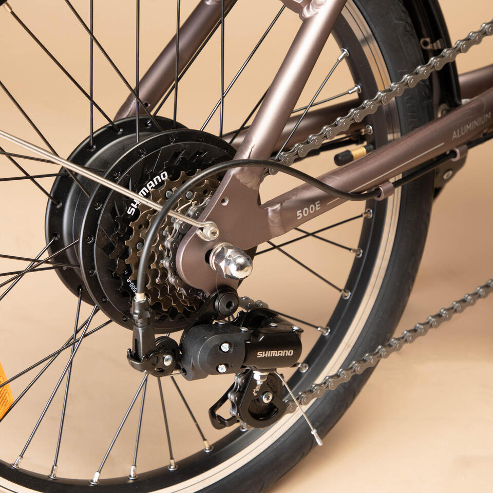 VELO PLIANT A ASSISTANCE ELECTRIQUE TILT 500 TAUPE – Image 13