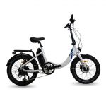 VÉLO PLIANT ÉLECTRIQUE MINI BLANC 20"