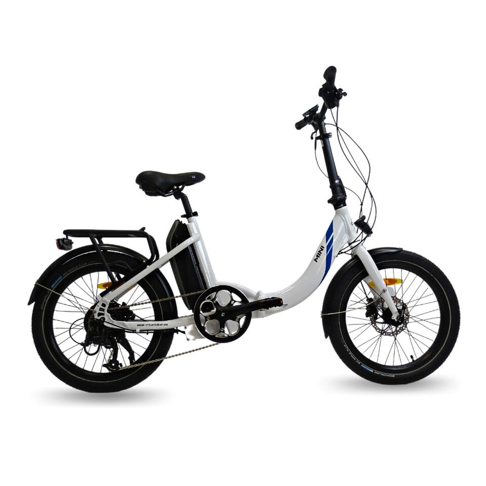 VÉLO PLIANT ÉLECTRIQUE MINI BLANC 20"