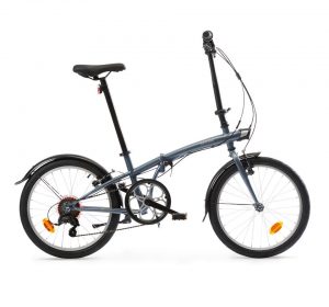 VELO PLIANT OXYLANE 120 GRIS